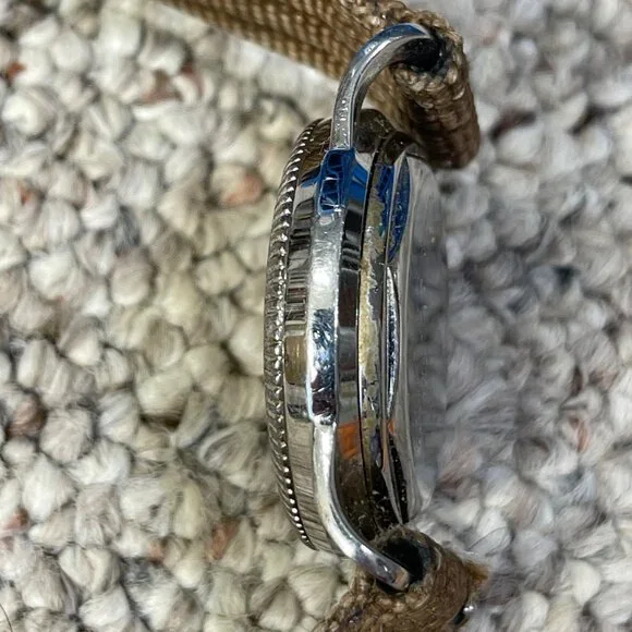 Tommy Bahama Men's Watch TB 1021 Sterling Swiss VTG 40mm (READ) - Picture 11 of 13